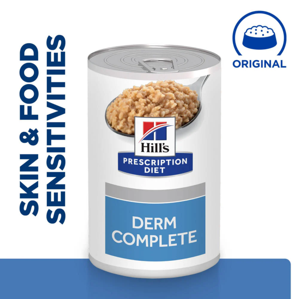 Hill's Prescription Diet Derm Complete Skin Care and Food Sensitivities Wet Dog Food - Original - Image 4