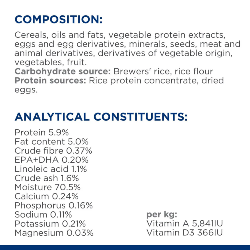 Hill's Prescription Diet Derm Complete Skin Care and Food Sensitivities Wet Dog Food - Original - Image 9