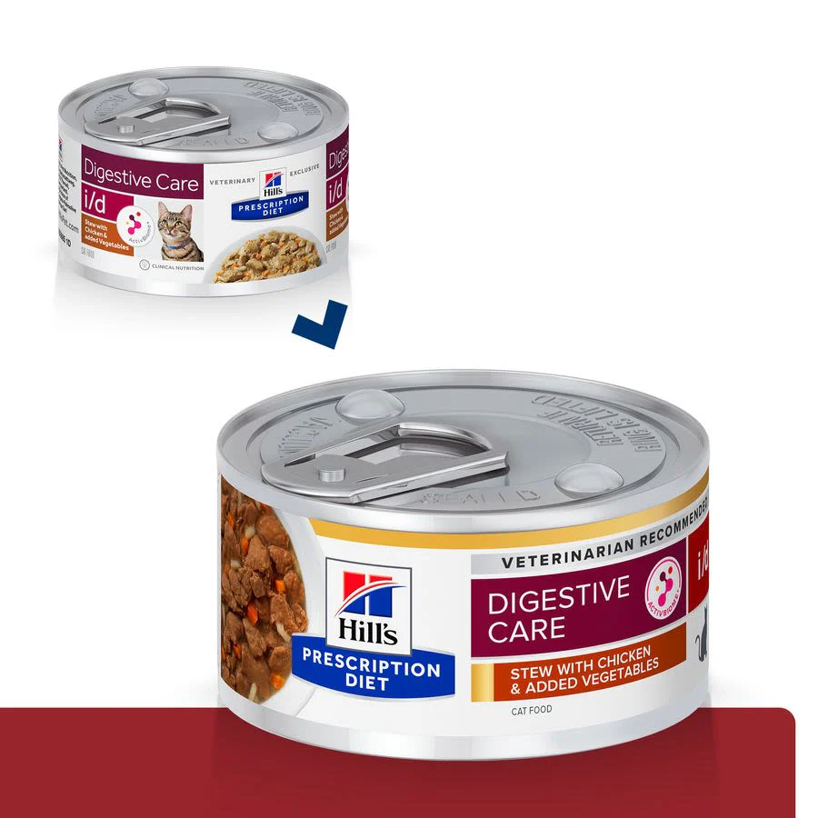 Hill's Prescription Diet Digestive Care i/d Adult Wet Cat Food - Stew with Chicken & Vegetables - Image 3
