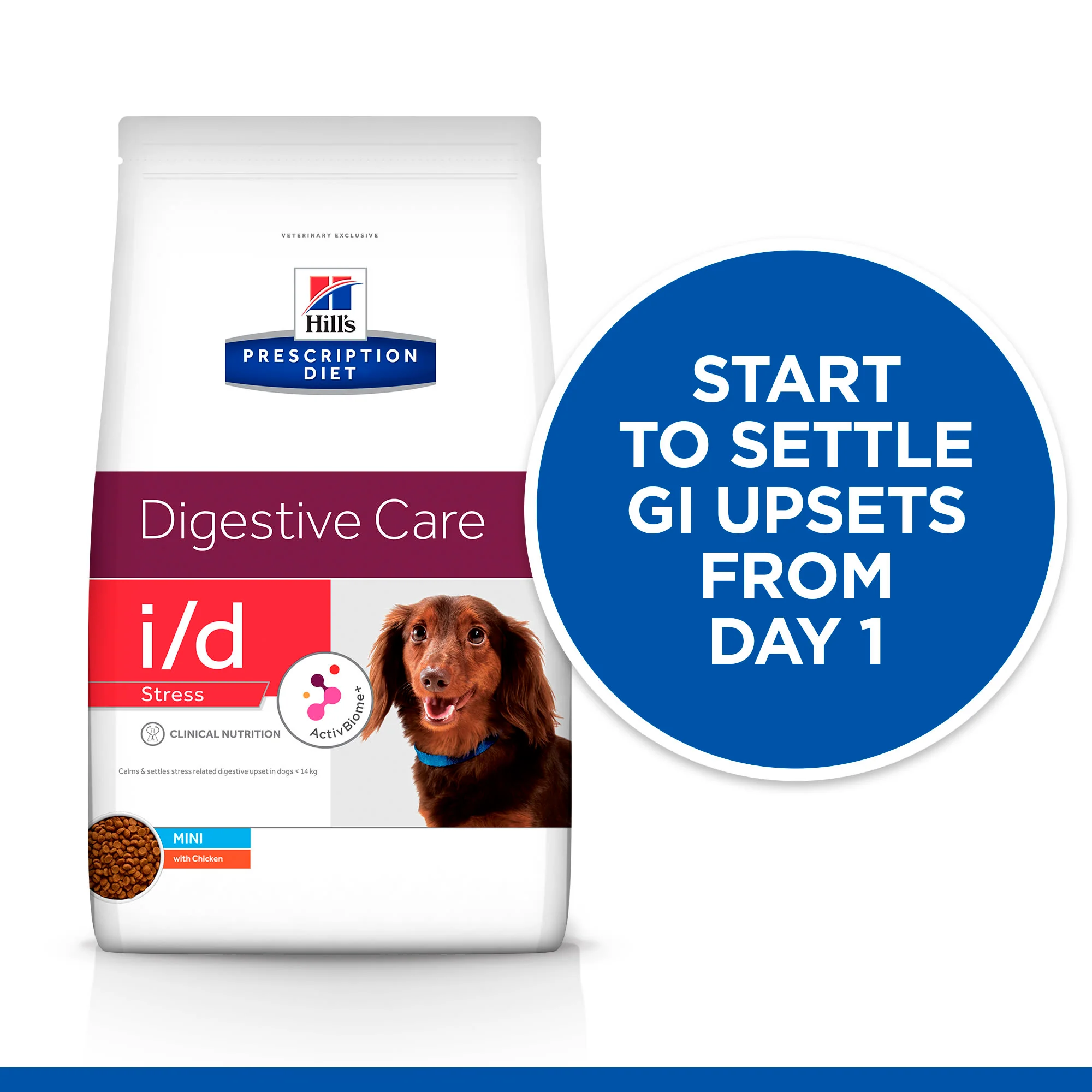Hill's Prescription Diet Digestive Care i/d Stress Mini Adult Dry Dog Food - Chicken - Image 9