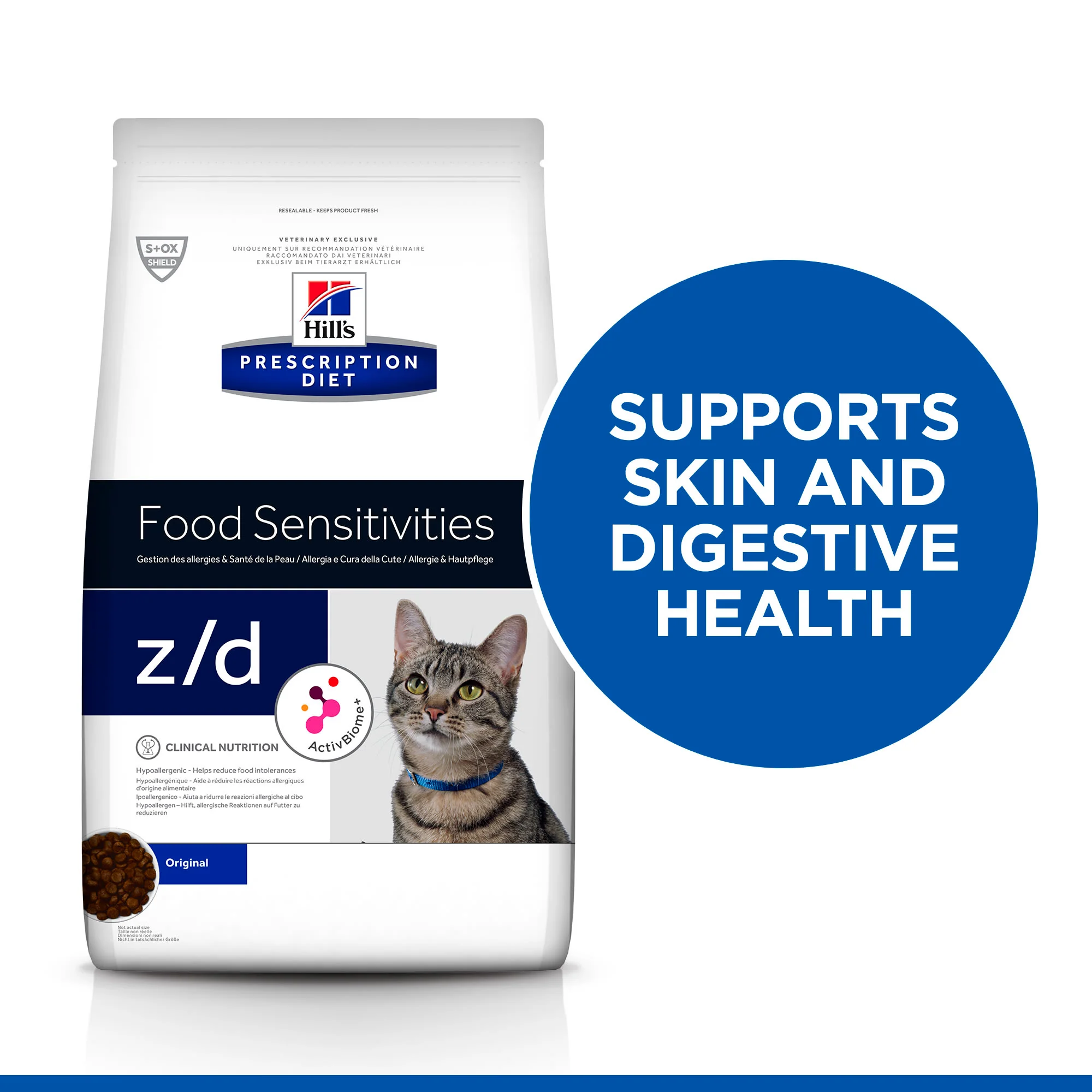Hill's Prescription Diet Food Sensitivities z/d Adult Dry Cat Food - Original - Image 9