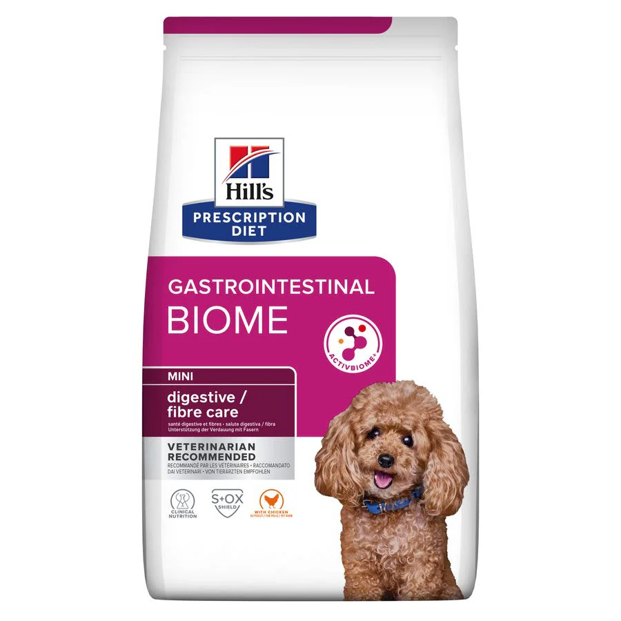 Hill's Prescription Diet Gastrointestinal Biome Mini Dry Dog Food with Chicken