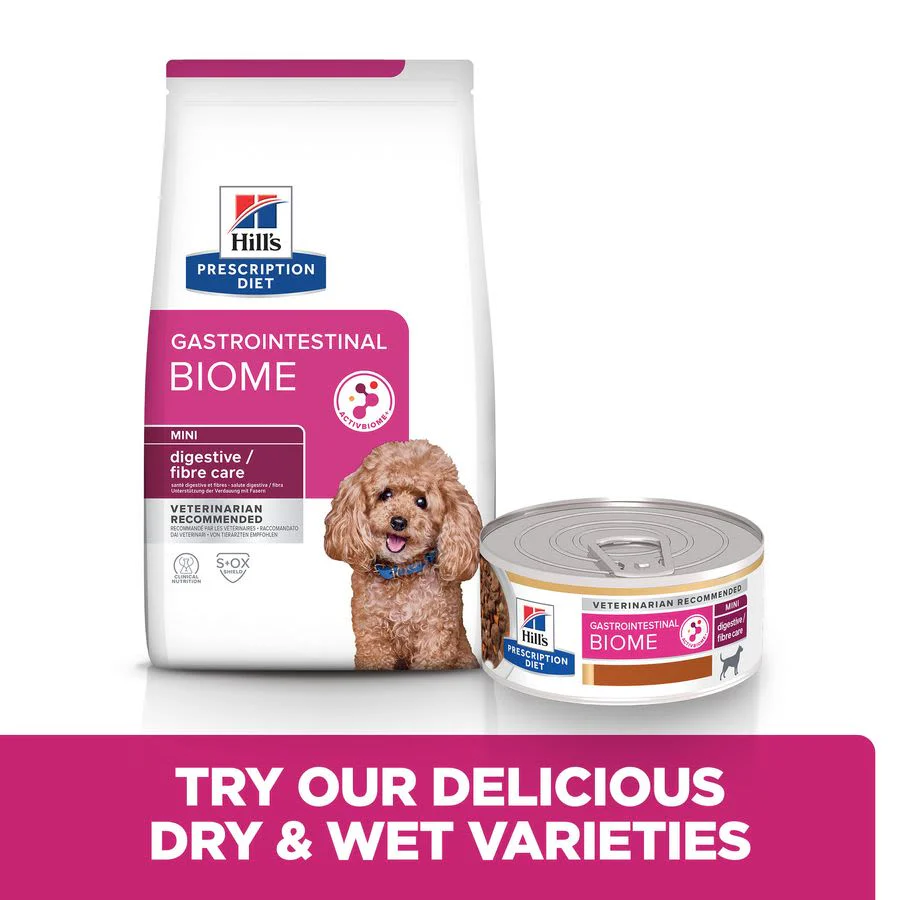 Hill's Prescription Diet Gastrointestinal Biome Mini Dry Dog Food with Chicken - Image 3