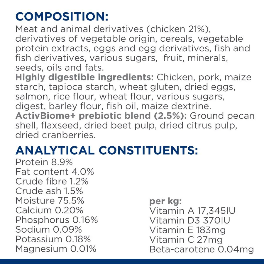 Hill's Prescription Diet Gastrointestinal Biome Wet Cat Food - Chicken - Image 8