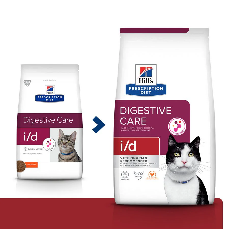 Hill's Prescription Diet i/d Digestive Care Dry Cat Food - Chicken - Image 3