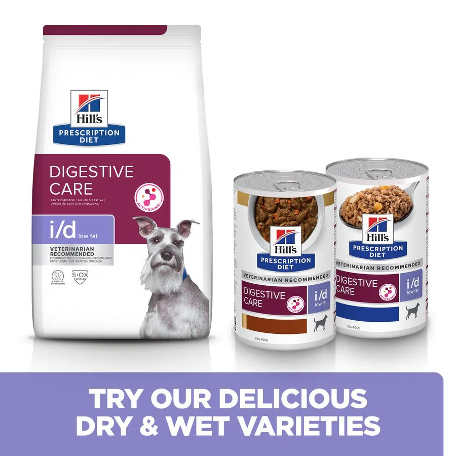 Hill's Prescription Diet i/d Digestive Care Low Fat Adult/ Senior Dry Dog Food with Chicken - Image 4