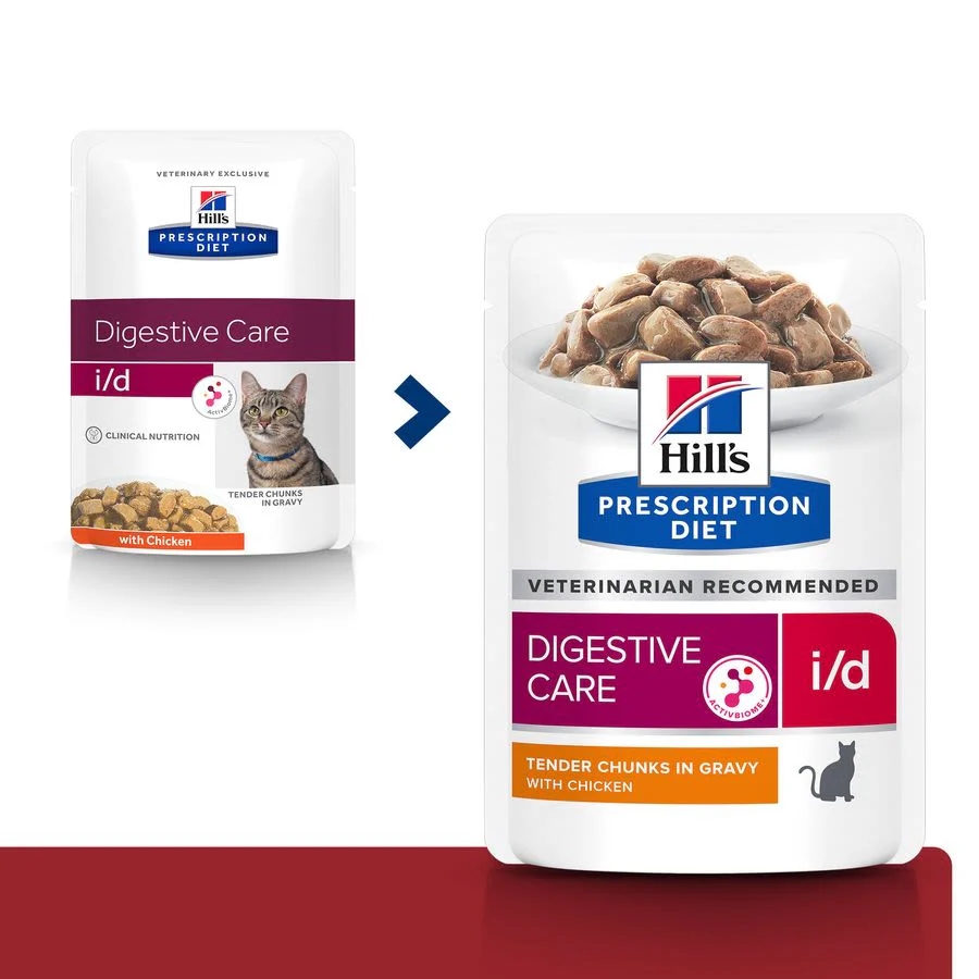 Hill's Prescription Diet i/d Digestive Care Wet Cat Food - Chicken - Image 3