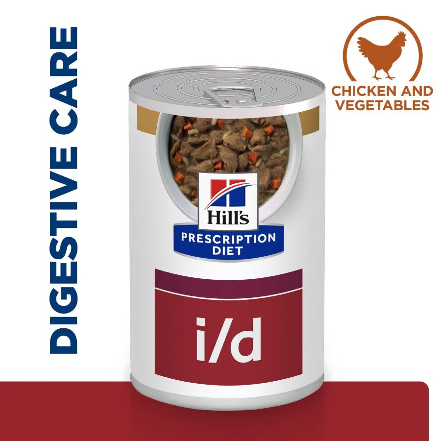 Hill's Prescription Diet i/d Digestive Care Wet Dog Food with Chicken 12 x 354g - Image 2