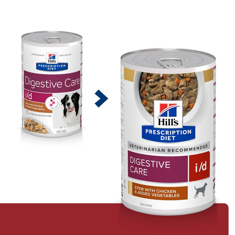 Hill's Prescription Diet i/d Digestive Care Wet Dog Food with Chicken 12 x 354g - Image 3