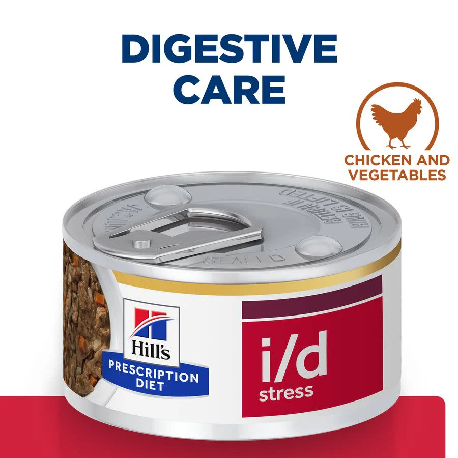 Hill's Prescription Diet i/d Stress Mini Digestive Care Adult/Senior Wet Dog Food - Chicken with Vegetables Stew - Image 2