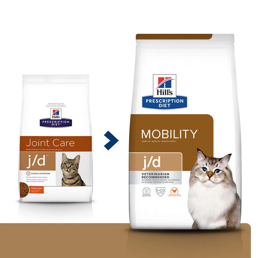 Hill's Prescription Diet j/d Joint Care Dry Cat Food with Chicken - Image 3