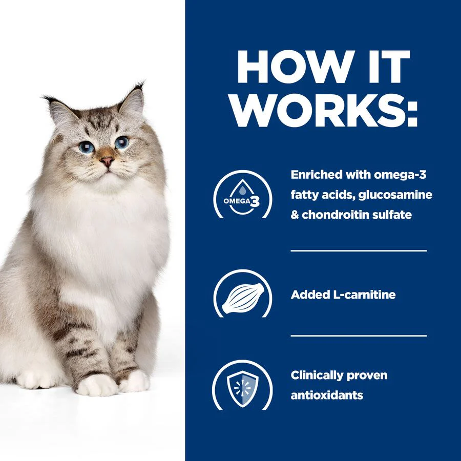 Hill's Prescription Diet j/d Joint Care Dry Cat Food with Chicken - Image 5