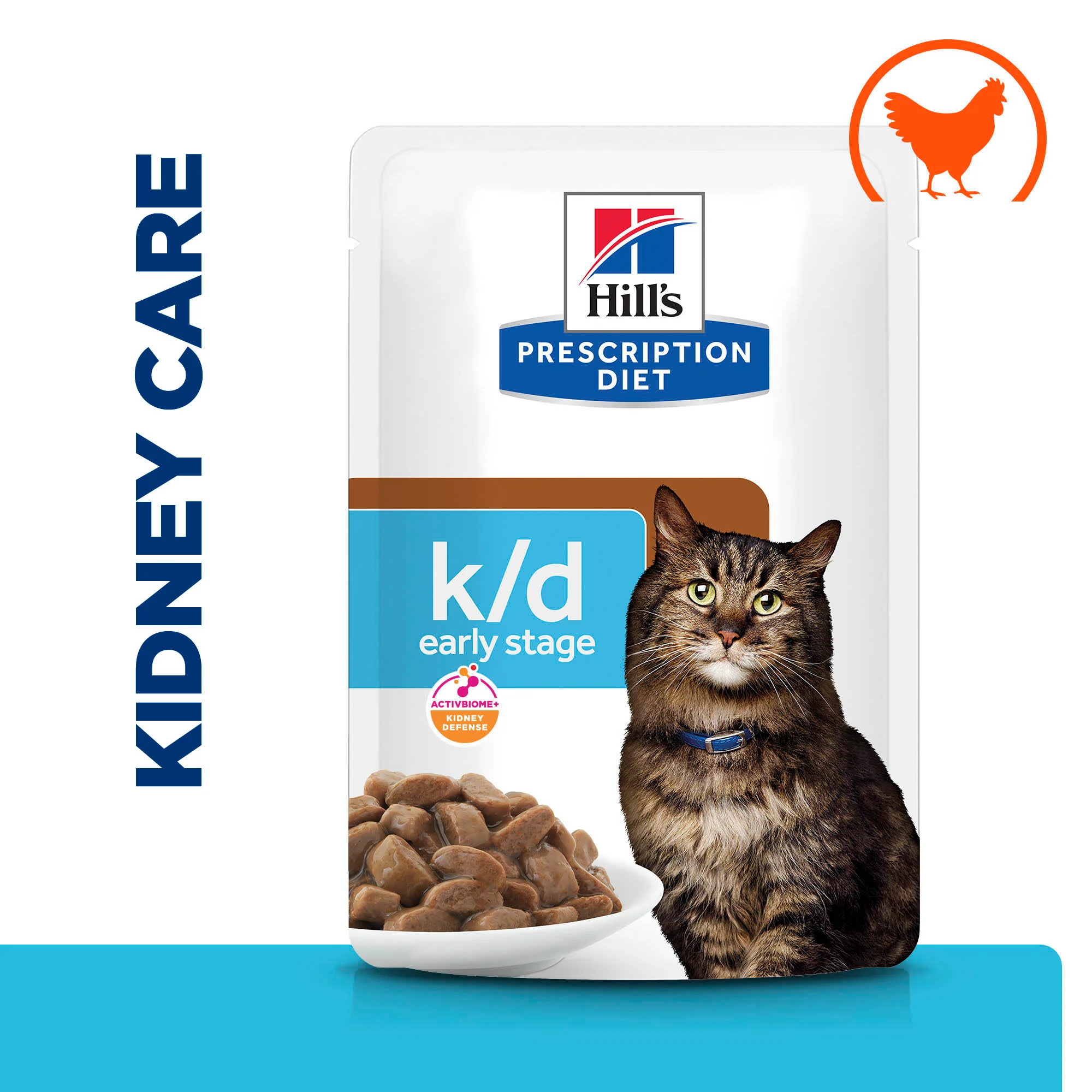 Hill's Prescription Diet k/d Early Stage Kidney Care Wet Cat Food - 12 x 85g Pouch - Image 2