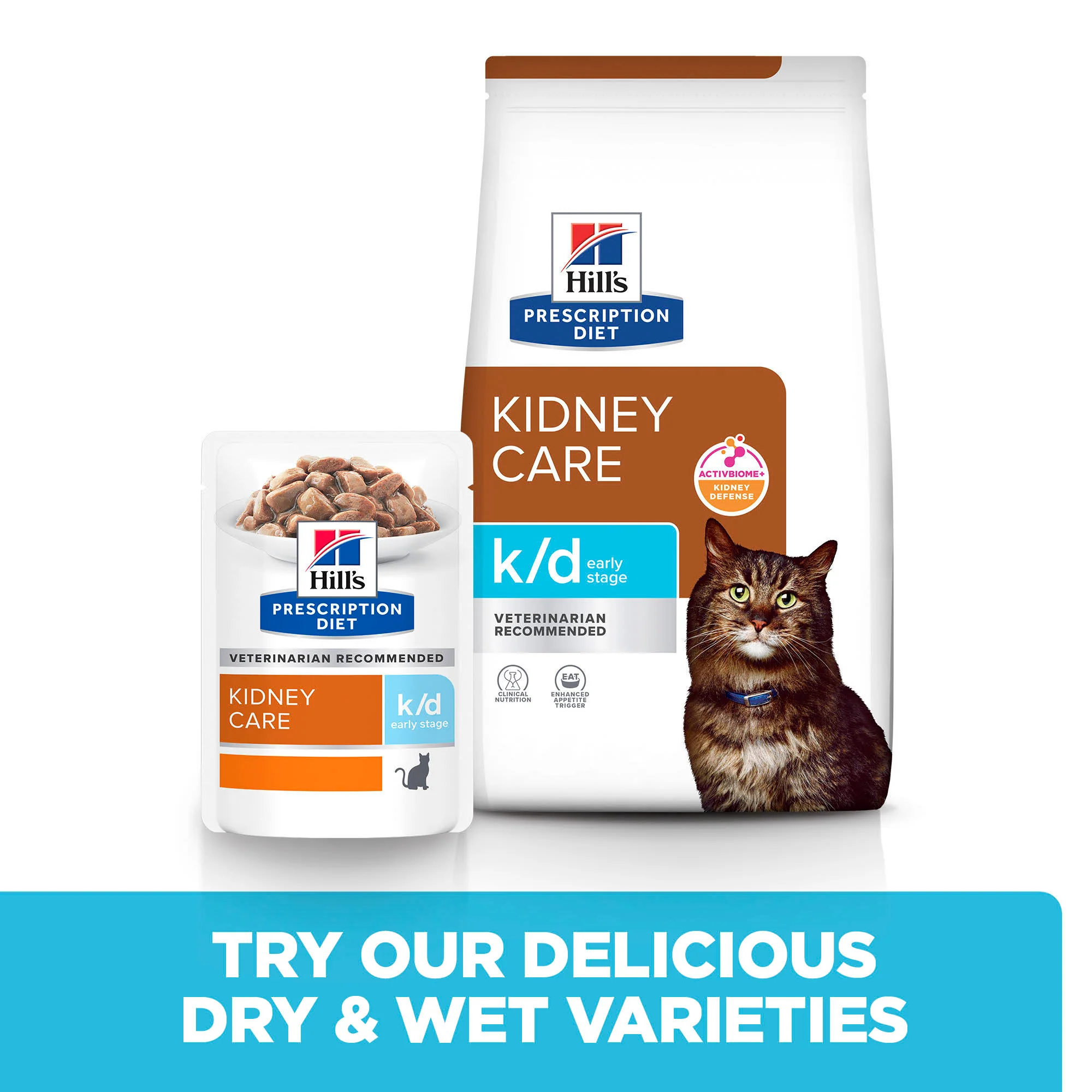 Hill's Prescription Diet k/d Early Stage Kidney Care Wet Cat Food - 12 x 85g Pouch - Image 5