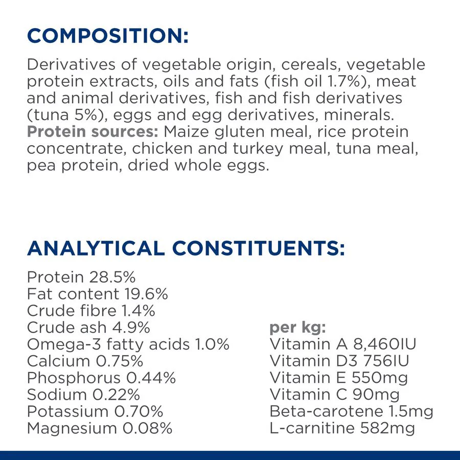 Hill's Prescription Diet k/d Kidney Care Dry Cat Food with Tuna - Image 9