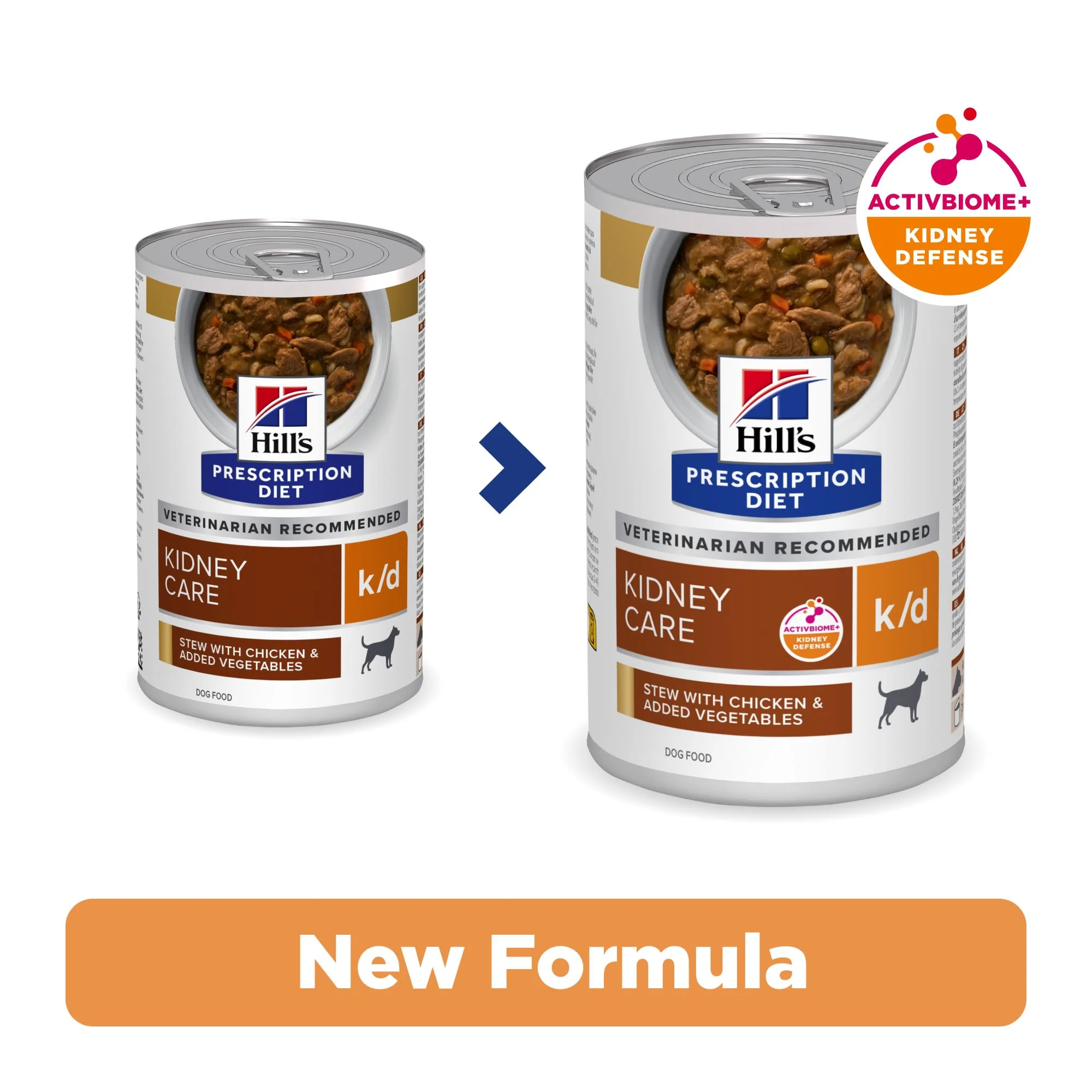 Hill's Prescription Diet k/d Kidney Care Stew Dog Food with Chicken and added Vegetables - Image 3