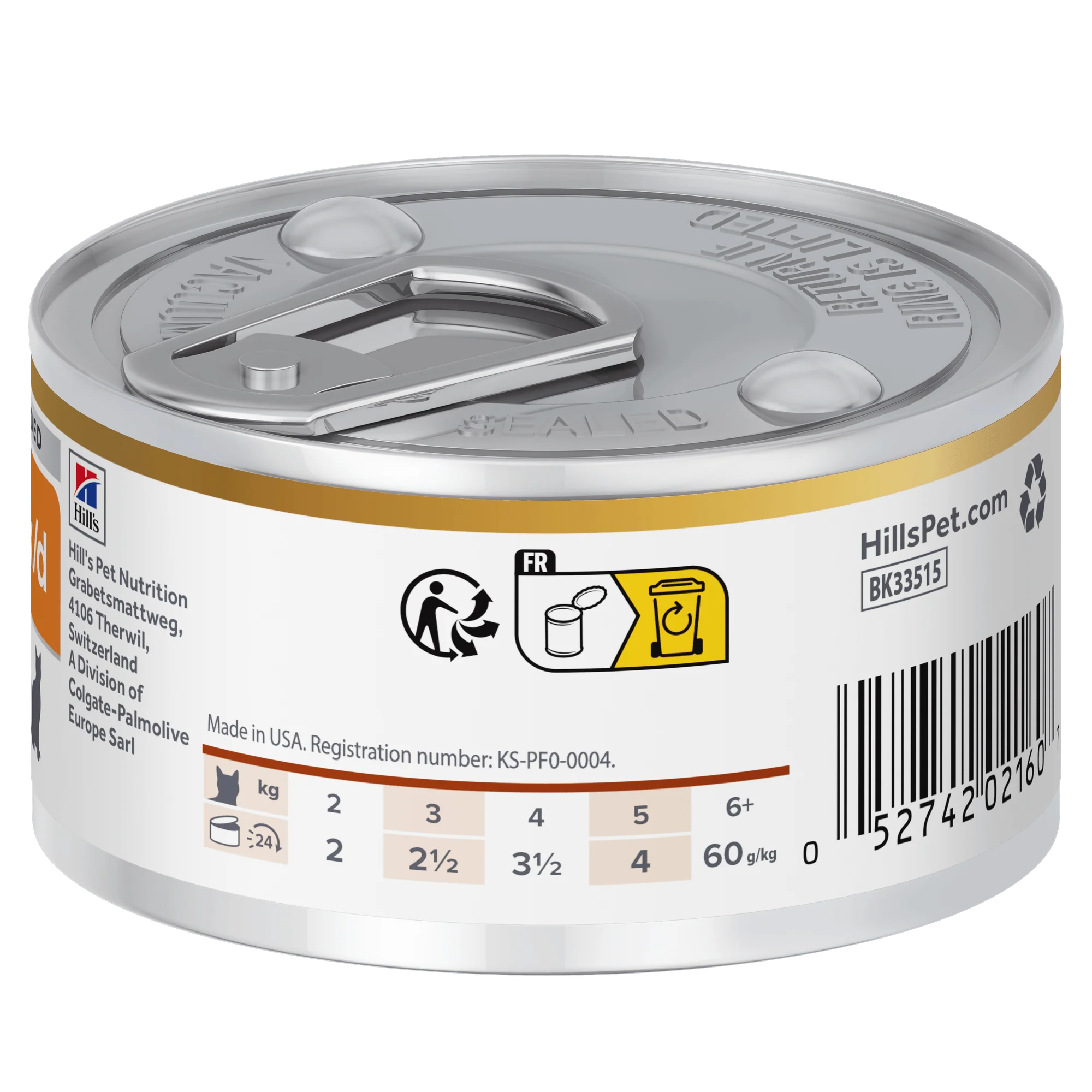 Hill's Prescription Diet k/d Kidney Care Stew Wet Cat Food with Chicken and added Vegetables - 24 x 82g Can - Image 3