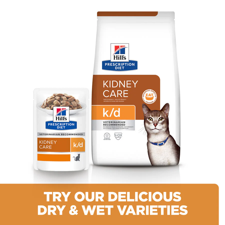 Hill's Prescription Diet k/d Kidney Care Wet Cat Food - Beef - Image 4