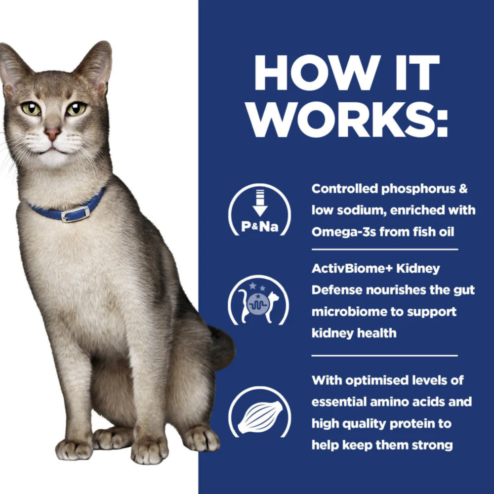 Hill's Prescription Diet k/d Kidney Care Wet Cat Food - Chicken - Image 10