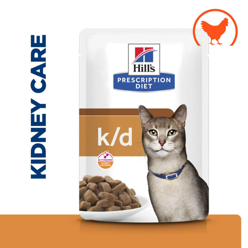 Hill's Prescription Diet k/d Kidney Care Wet Cat Food - Chicken - Image 3