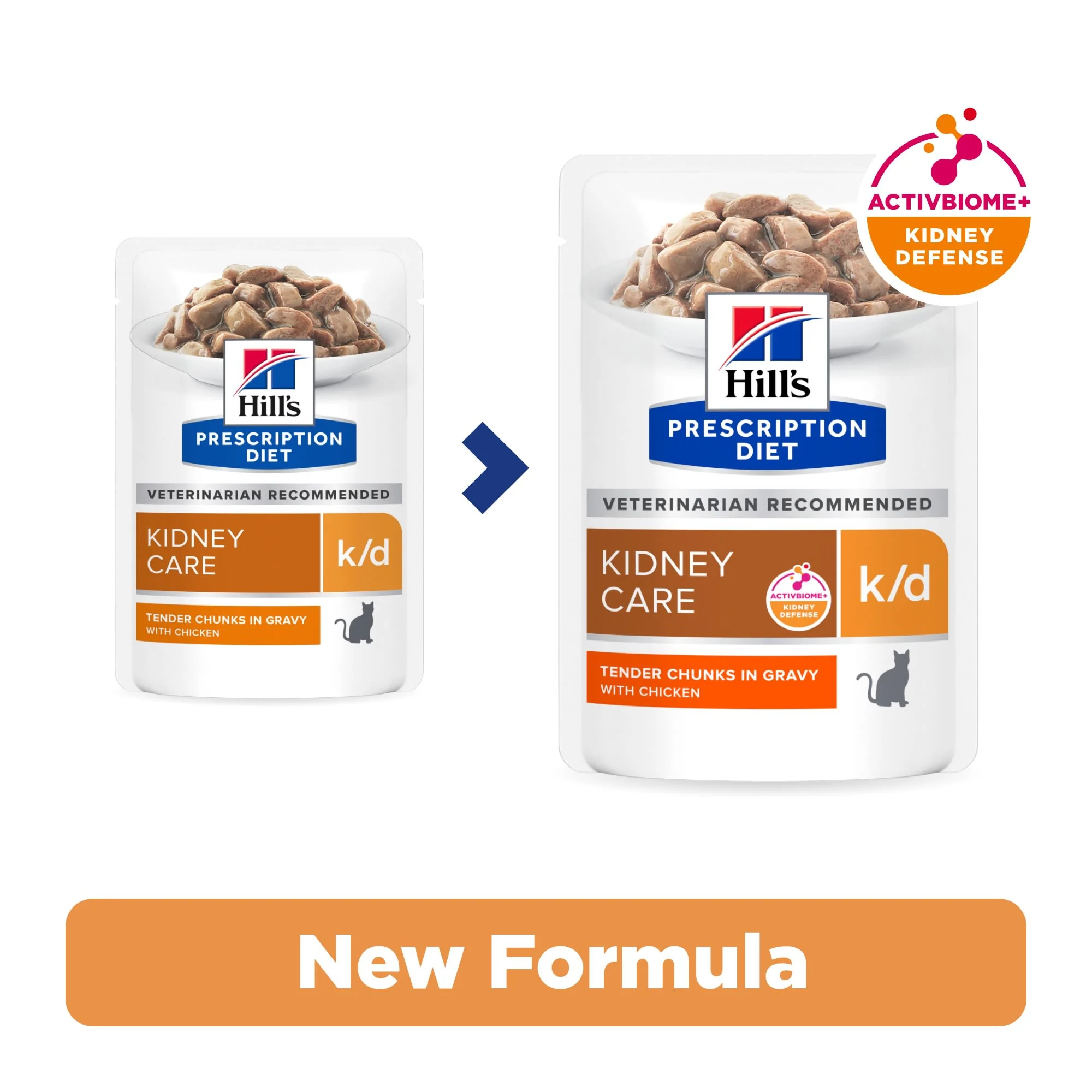 Hill's Prescription Diet k/d Kidney Care Wet Cat Food - Chicken - Image 4