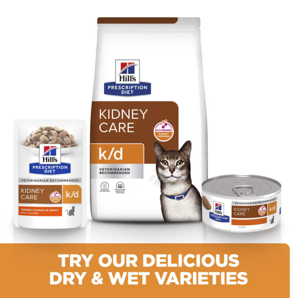 Hill's Prescription Diet k/d Kidney Care Wet Cat Food - Chicken - Image 5