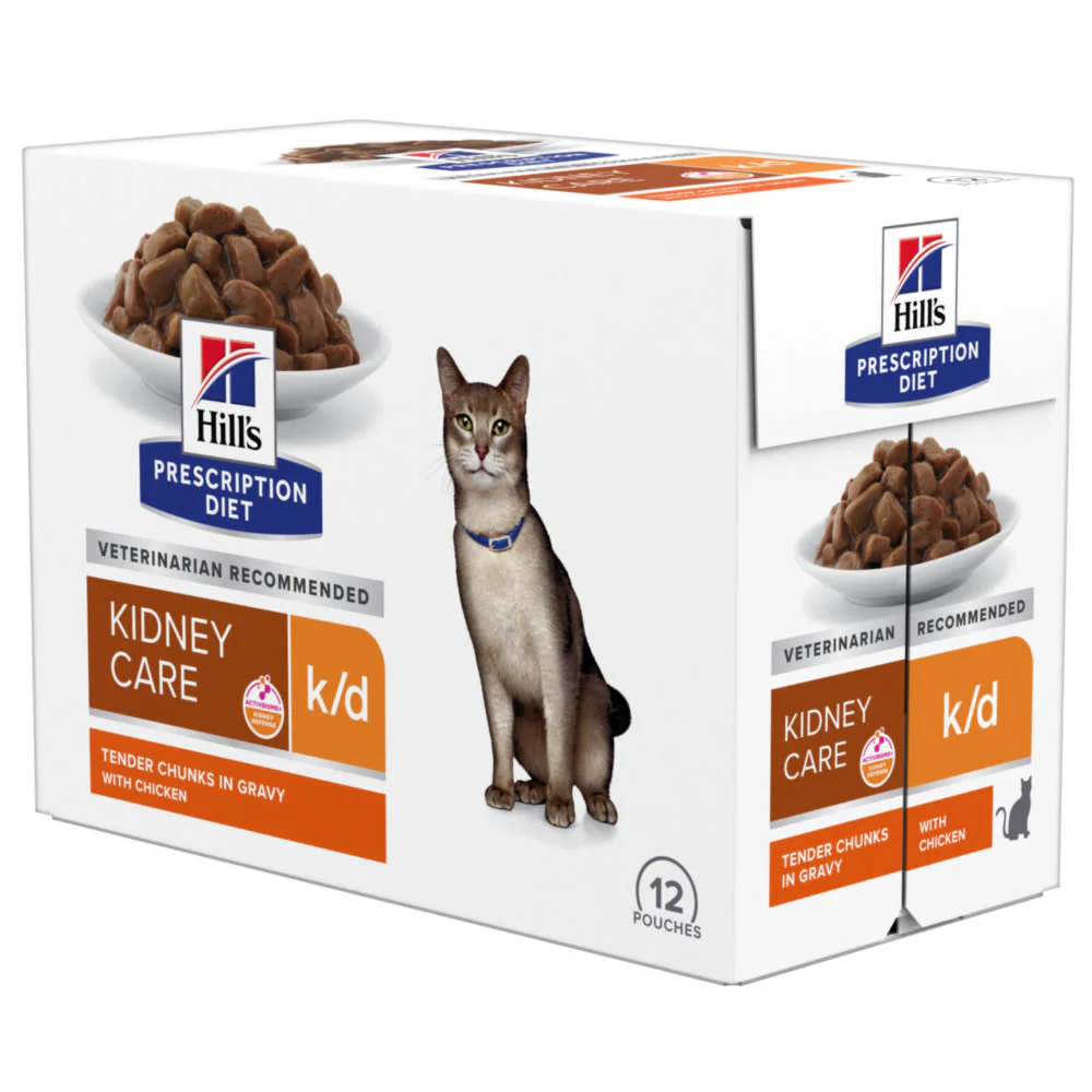 Hill's Prescription Diet k/d Kidney Care Wet Cat Food - Chicken - Image 6