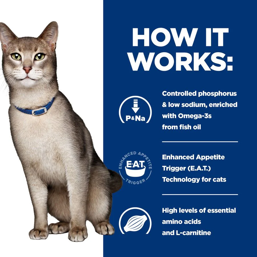 Hill's Prescription Diet k/d Kidney Care Wet Cat Food - Chicken, Beef, Salmon - Image 4