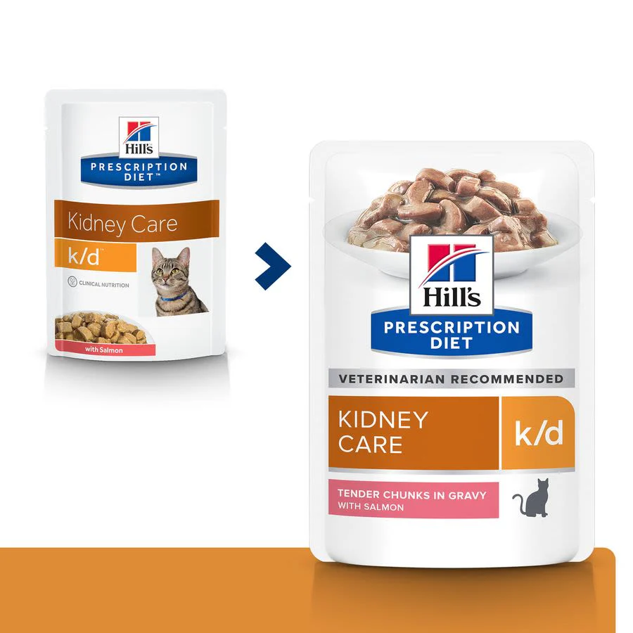 Hill's Prescription Diet k/d Kidney Care Wet Cat Food - Salmon - Image 3