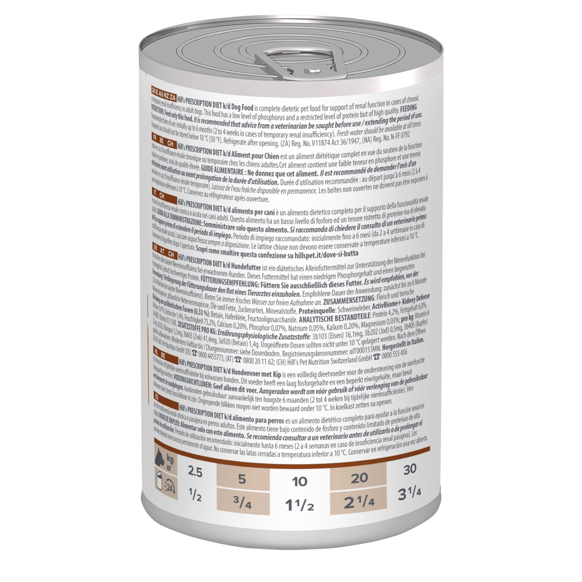 Hill's Prescription Diet k/d Kidney Care Wet Dog Food Original - 12 x 350g Can - Image 3