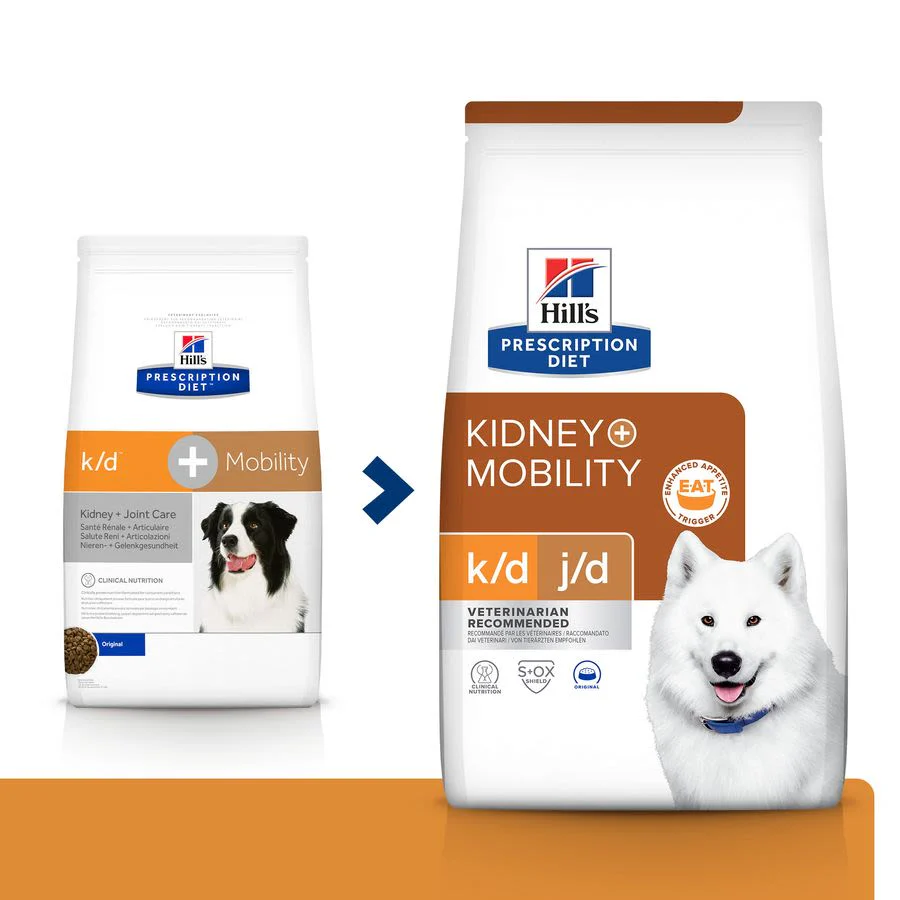 Hill's Prescription Diet k/d Kidney + Mobility Adult/Senior Dry Dog Food - Original - Image 3