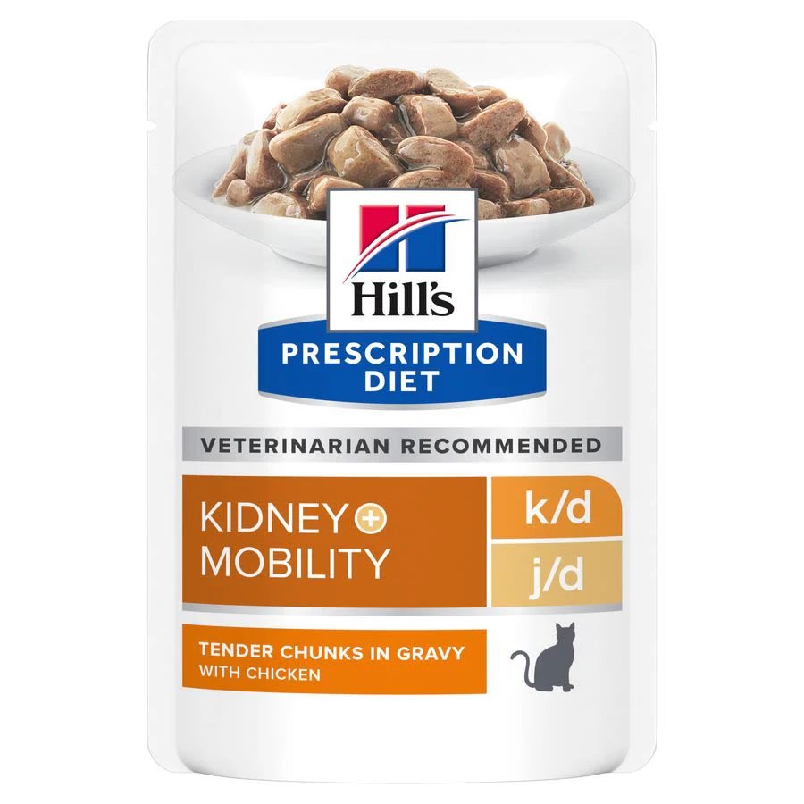 Hill's Prescription Diet k/d + Mobility Wet Cat Food - Chicken