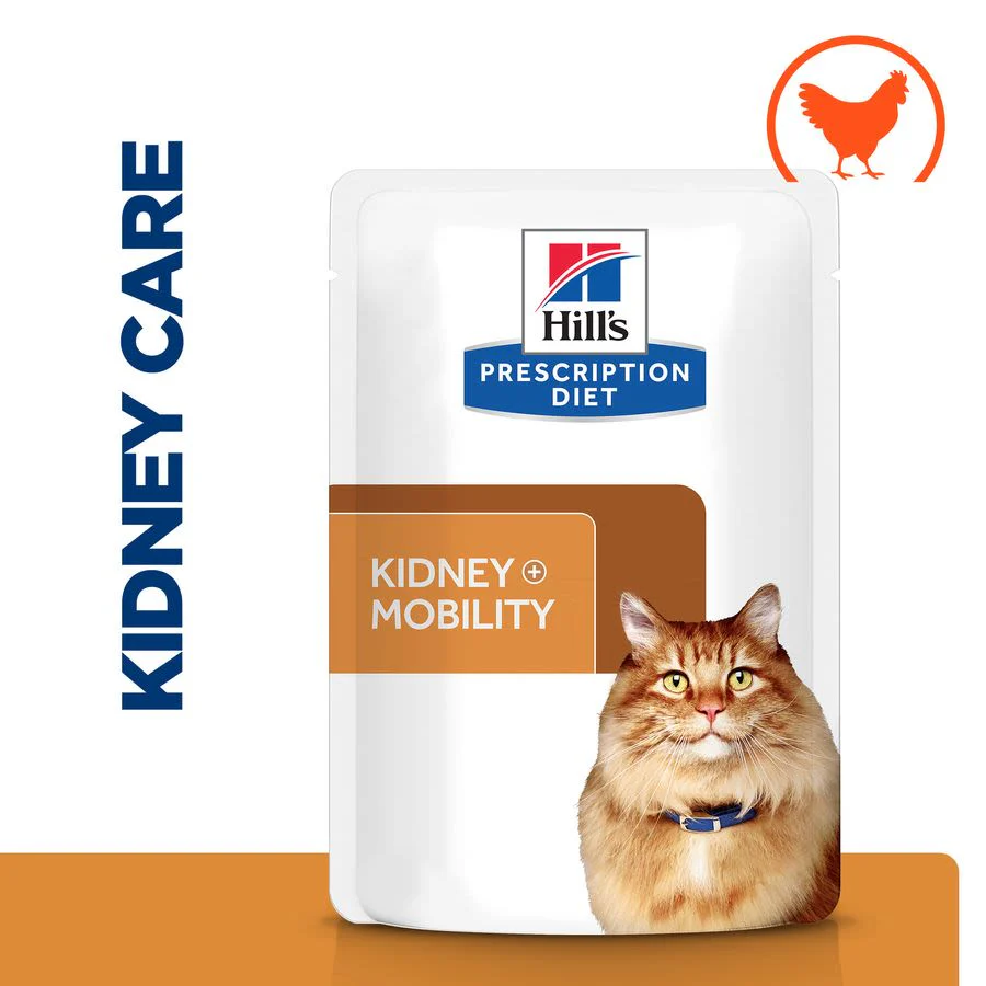 Hill's Prescription Diet k/d + Mobility Wet Cat Food - Chicken - Image 2