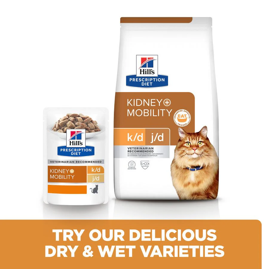 Hill's Prescription Diet k/d + Mobility Wet Cat Food - Chicken - Image 4