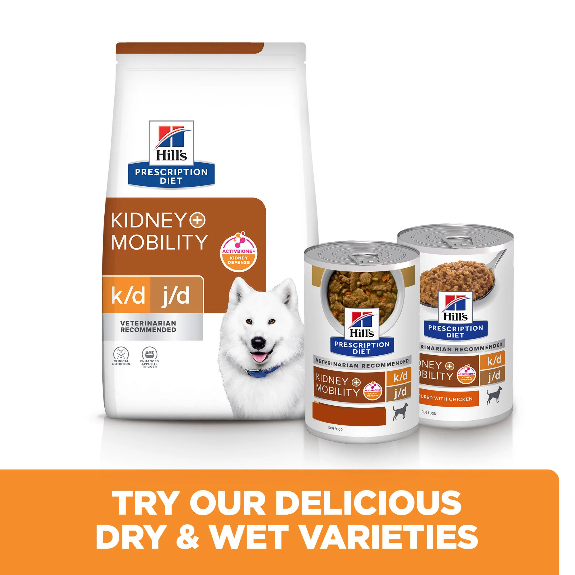 Hill's Prescription Diet k/d + Mobility Wet Dog Food with Chicken - 12 x 370g Can - Image 5