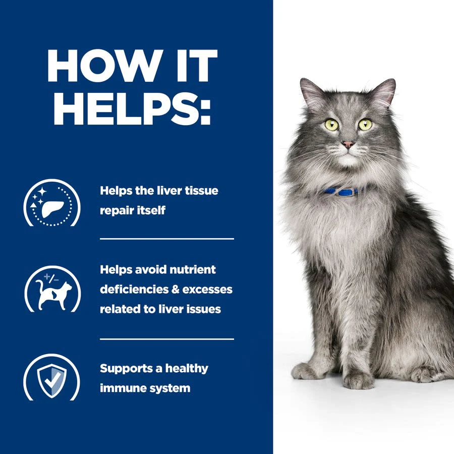 Hill's Prescription Diet l/d Liver Care Dry Cat Food with Chicken - Image 4