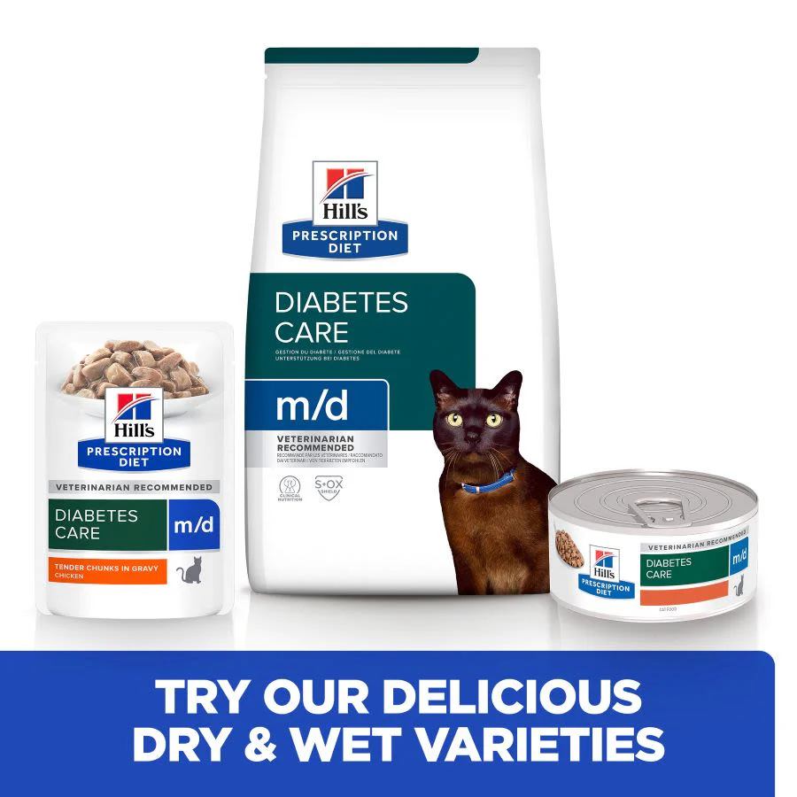 Hill's Prescription Diet m/d Diabetes Care Wet Cat Food - Chicken - Image 3