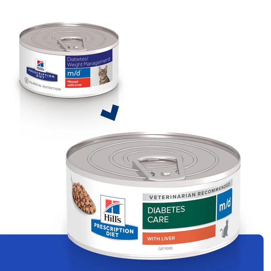 Hill's Prescription Diet m/d Diabetes Care Wet Cat Food with Chicken - Image 3