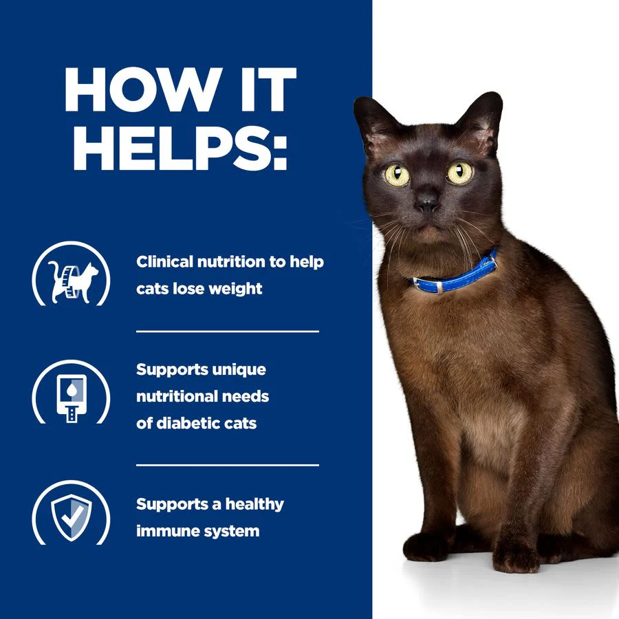 Hill's Prescription Diet m/d Diabetes Care Wet Cat Food with Chicken - Image 5