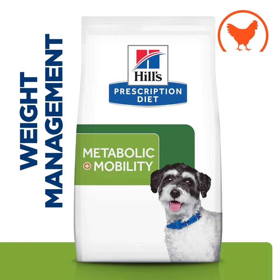 Hill's Prescription Diet Metabolic + Mobility Mini Weight Management Dry Dog Food with Chicken - Image 2