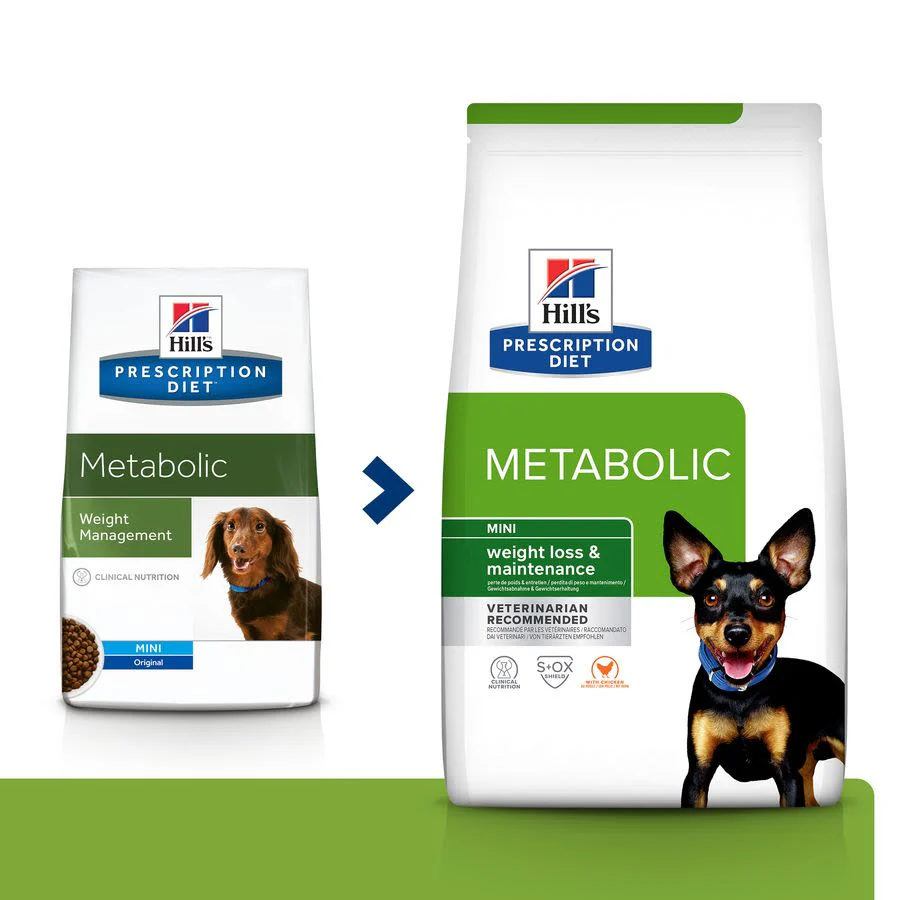 Hill's Prescription Diet Metabolic Weight Management Mini Adult Dry Dog Food - Chicken - Image 3