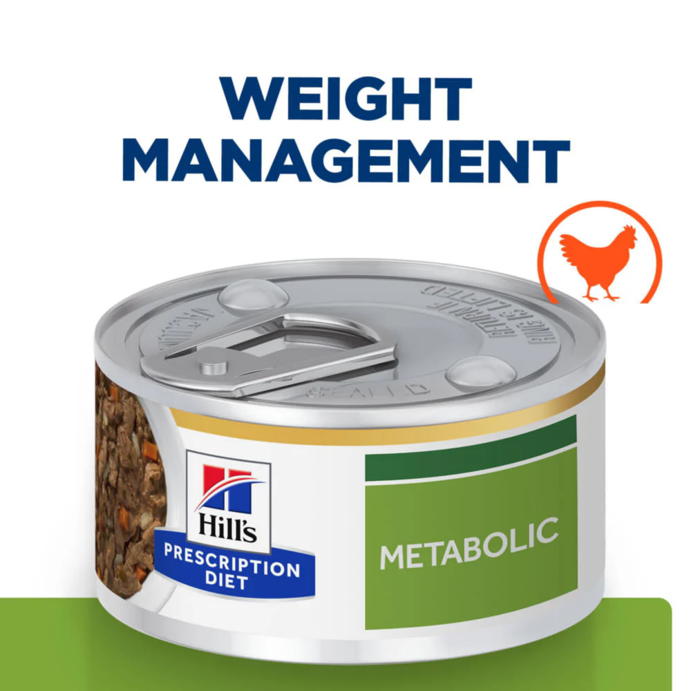 Hill's Prescription Diet Metabolic Weight Management Stew Cat Food - Chicken - Image 2