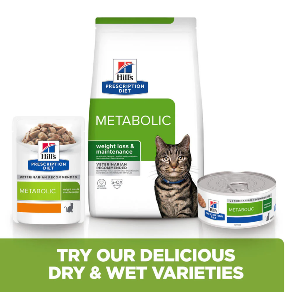 Hill's Prescription Diet Metabolic Weight Management Stew Cat Food - Chicken - Image 5