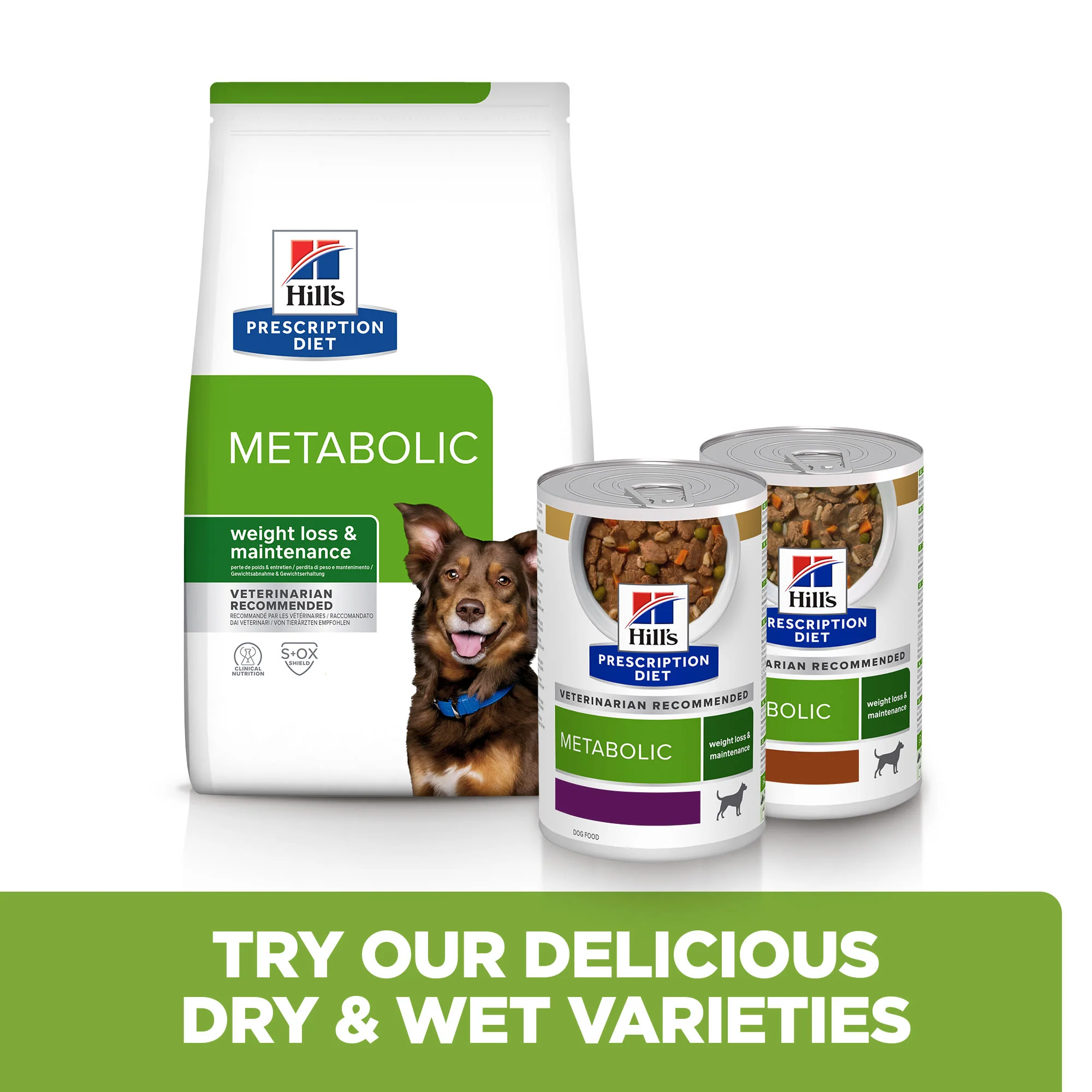 Hill's Prescription Diet Metabolic Weight Management Stew Wet Dog Food - Chicken and Added Vegetables - Image 3