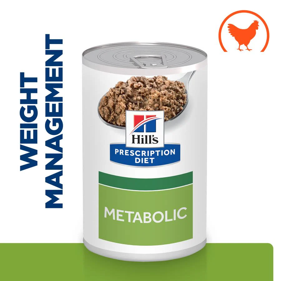 Hill's Prescription Diet Metabolic Weight Management Wet Dog Food - Chicken 3 x 360g - Image 3