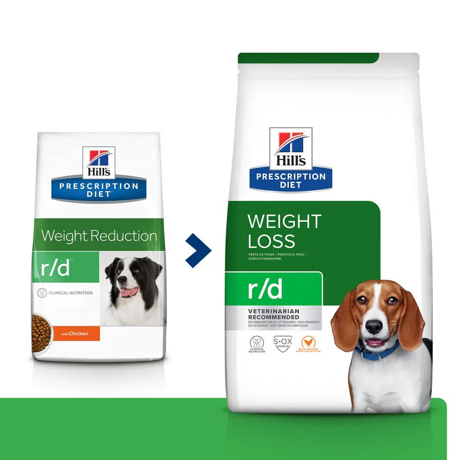 Hill's Prescription Diet r/d Weight Reduction Adult/Senior Dry Dog Food with Chicken - Image 3