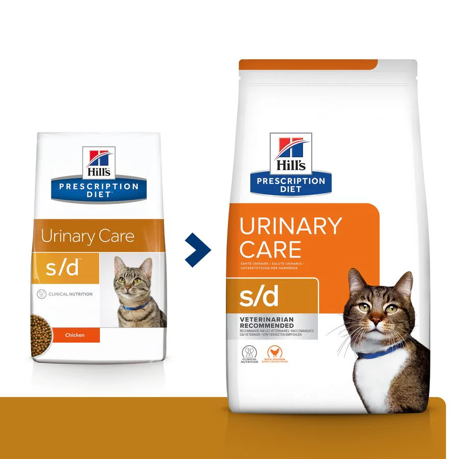 Hill's Prescription Diet s/d Urinary Care Dry Cat Food with Chicken - Image 3