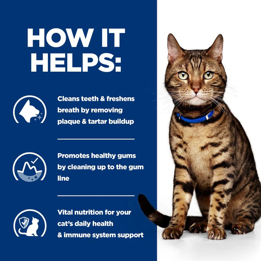 Hill's Prescription Diet t/d Dental Care Adult/Senior Dry Cat Food with Chicken - Image 6