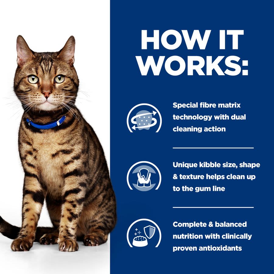 Hill's Prescription Diet t/d Dental Care Adult/Senior Dry Cat Food with Chicken - Image 7