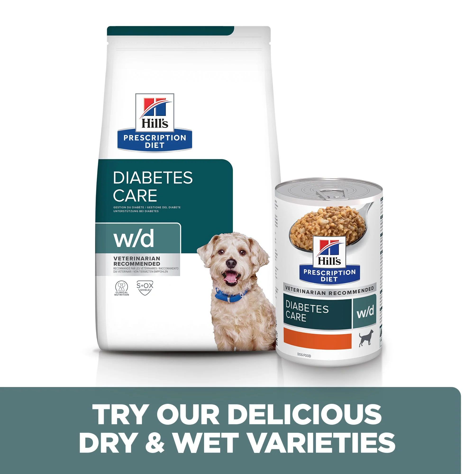 Hill's Prescription Diet w/d Diabetes Care Dry Dog Food with Chicken - Image 3
